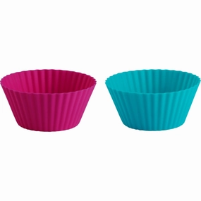 Trudeau Silicone Mini Muffin Baking Cup, Tropical, Set of 24 Bakeware online promo