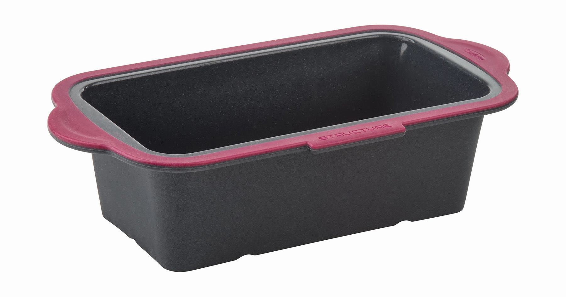 Trudeau Structure Silicone Pro 8.5 x 4.5-Inch Loaf Pan, Gray/Pink Bakeware online promo