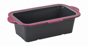 Trudeau Structure Silicone Pro 8.5 x 4.5-Inch Loaf Pan, Gray/Pink Bakeware online promo