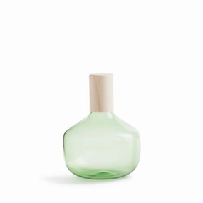 Trulli Short Bottle in Diamine Green Glassware Tabletop & Kitchen sale