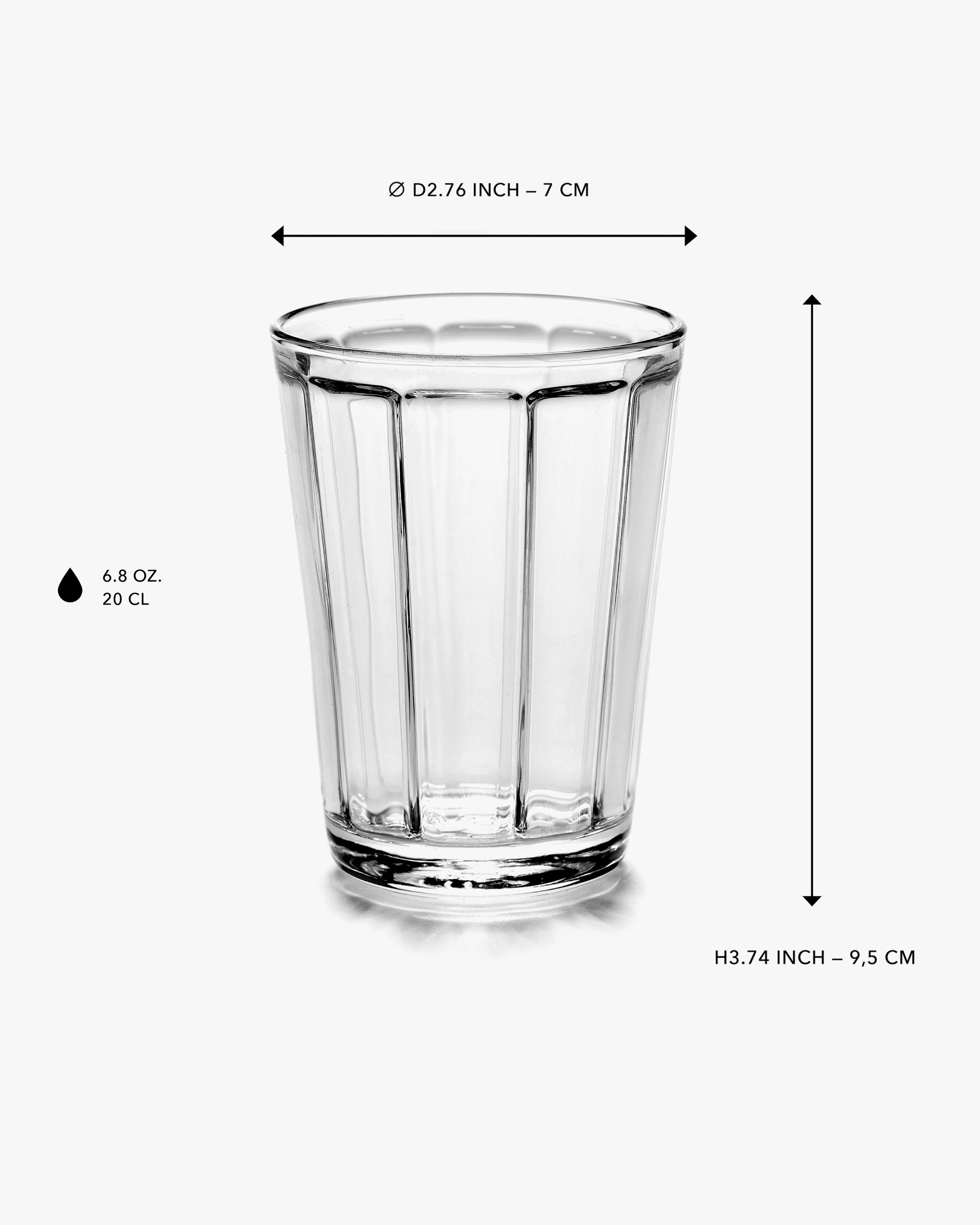 Tumbler M transparent Surface Glassware Tableware discount