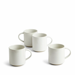 Urban Dining Mug 13.2floz White, Set of 4 Dinnerware clearance deals