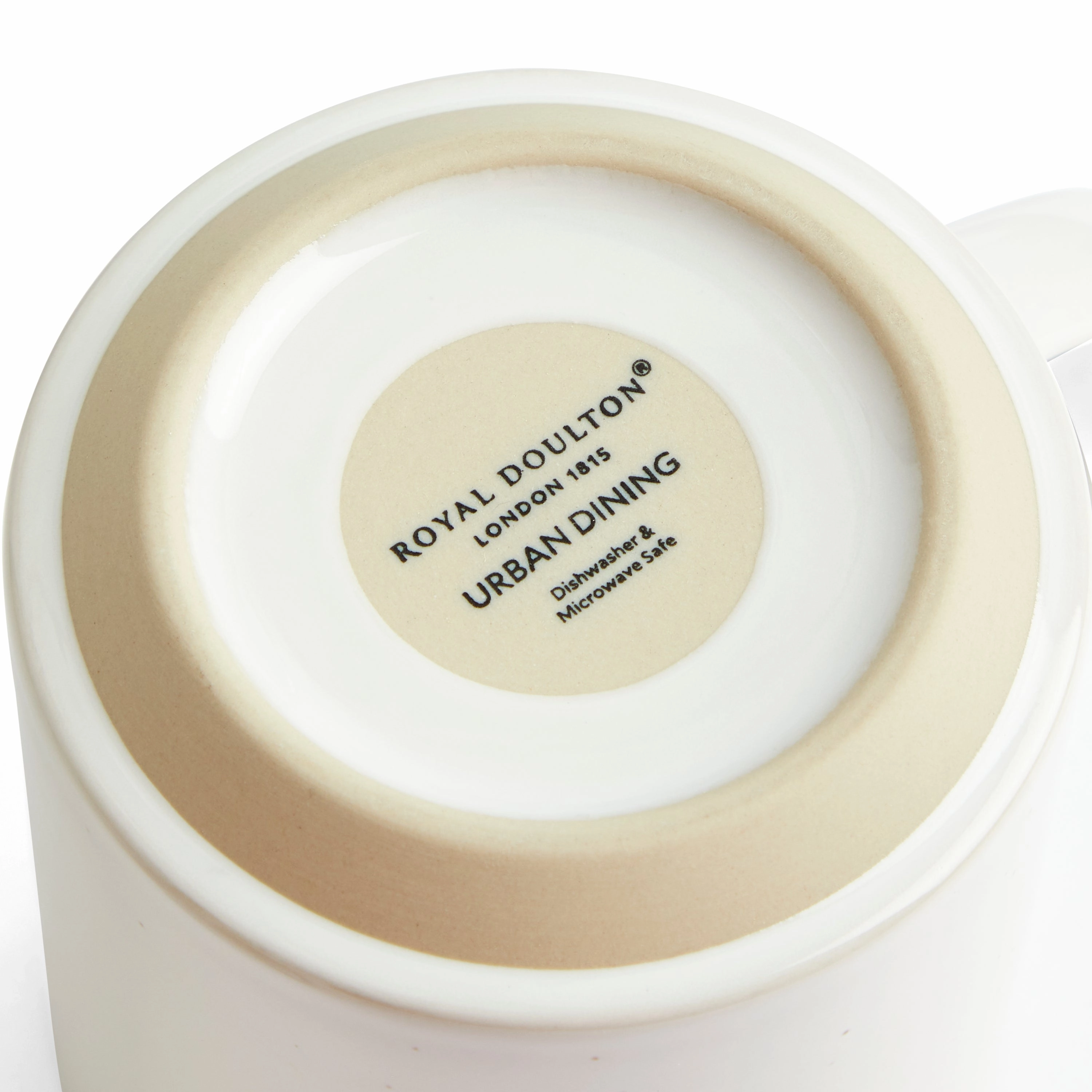 Urban Dining Mug 13.2floz White, Set of 4