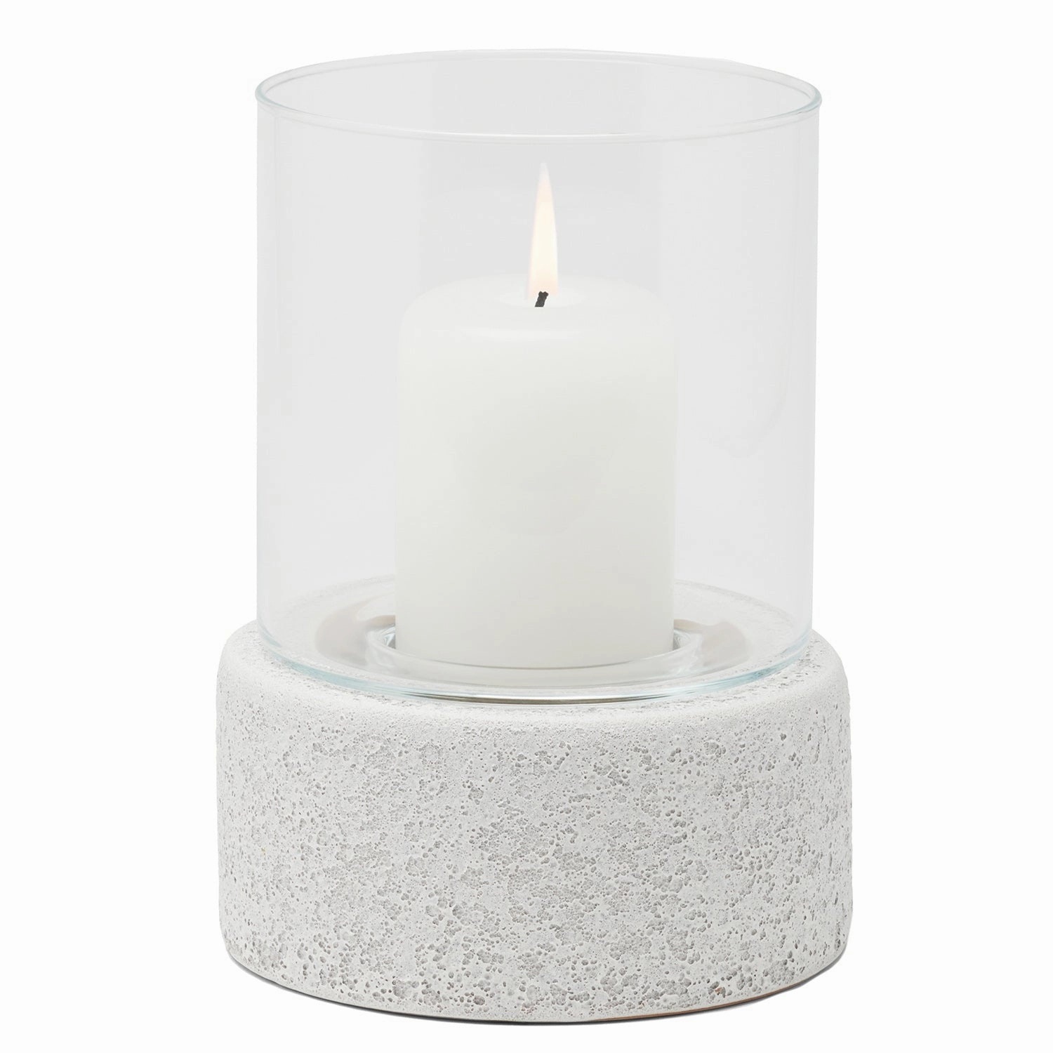 Uros Earth Glaze Candle Hurricane Set/2 (Small) Candle Holders discount collection