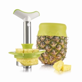 Vacu Vin Pineapple Slicer Deluxe Set, Stainless Steel Cooking Tools & Accessories mega discount