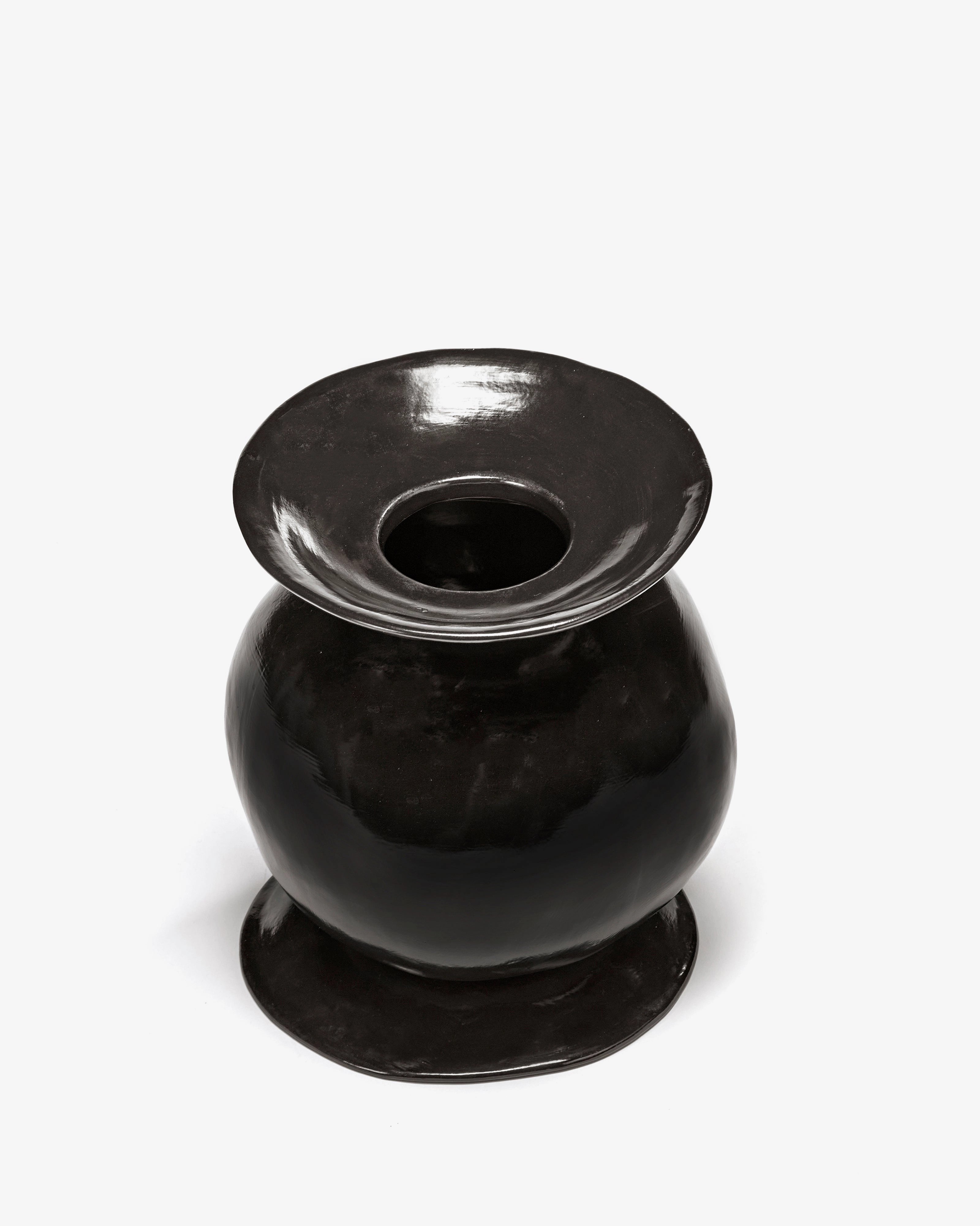 Vase ebony La Mre