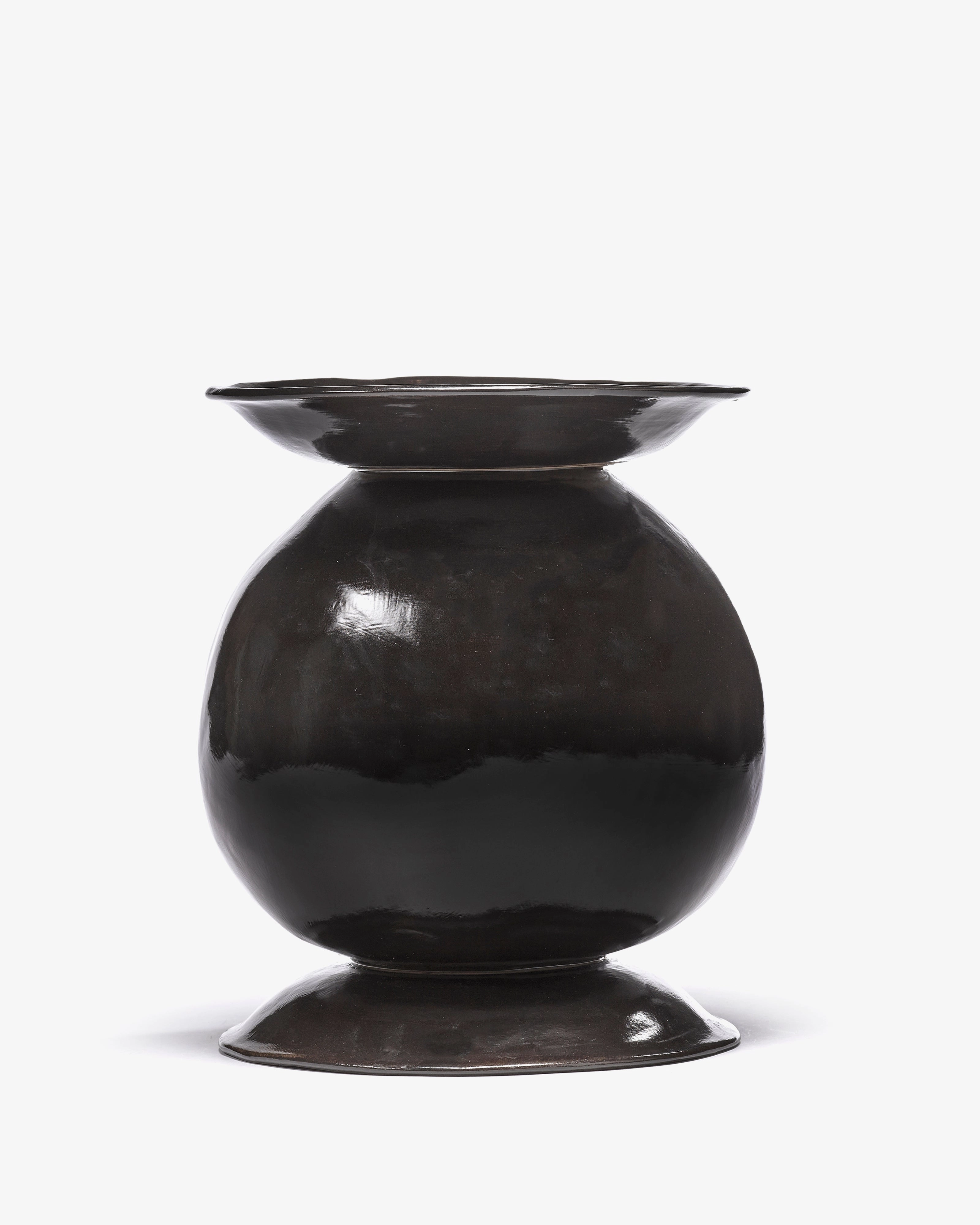 Vase ebony La Mre