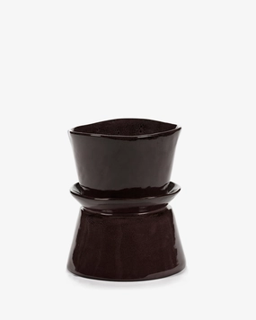 Vase/Serving bowl ebony La Mre Dinnerware tableware outlet
