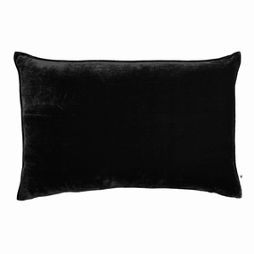 Velvet Cushion Black Lumbar Cushions for home decor deals