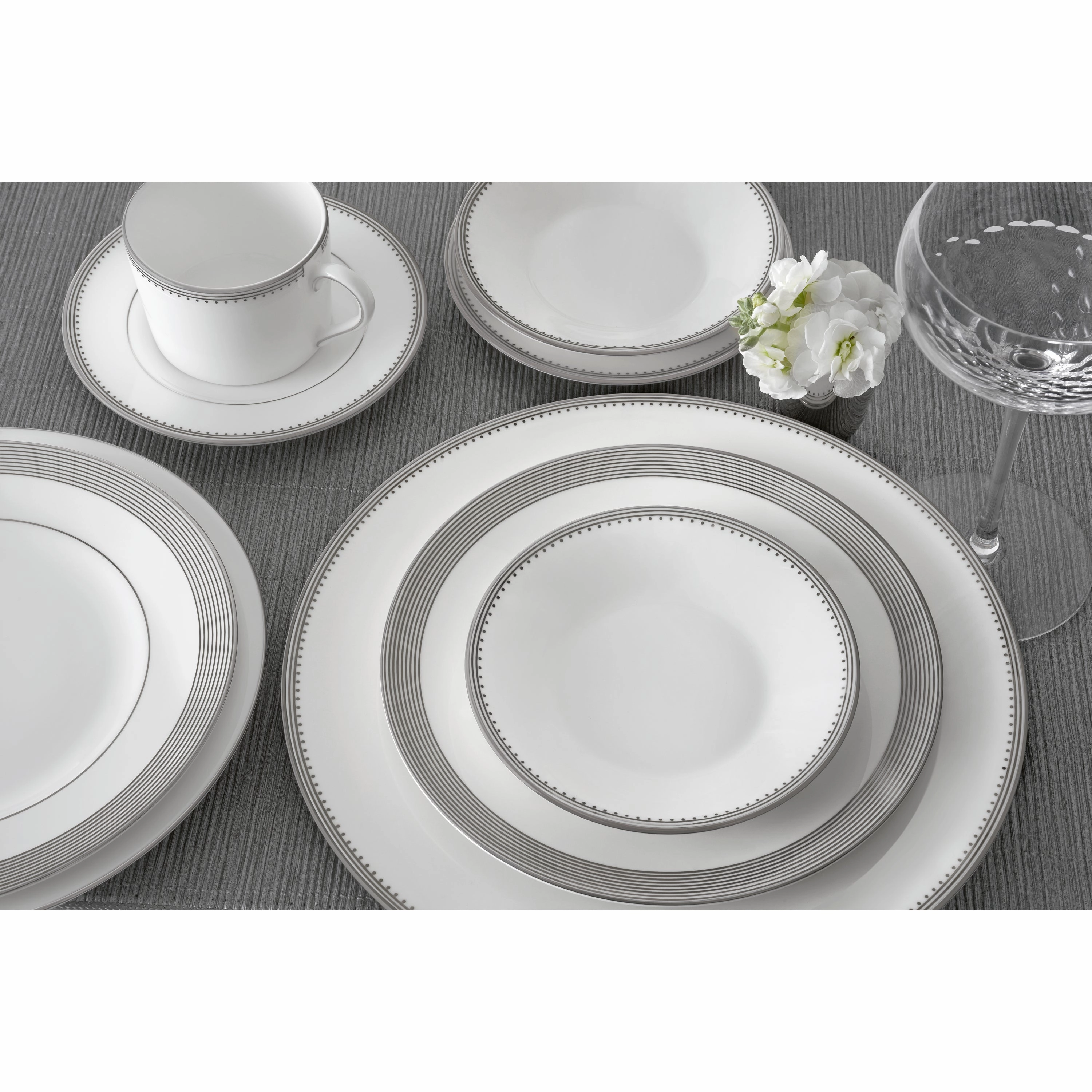 Vera Wang Grosgrain Dinnerware Set, 5 Pieces