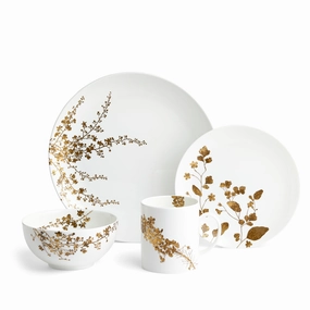 Vera Wang Jardin Dinnerware Set, 4 Pieces Serveware discount kitchenware