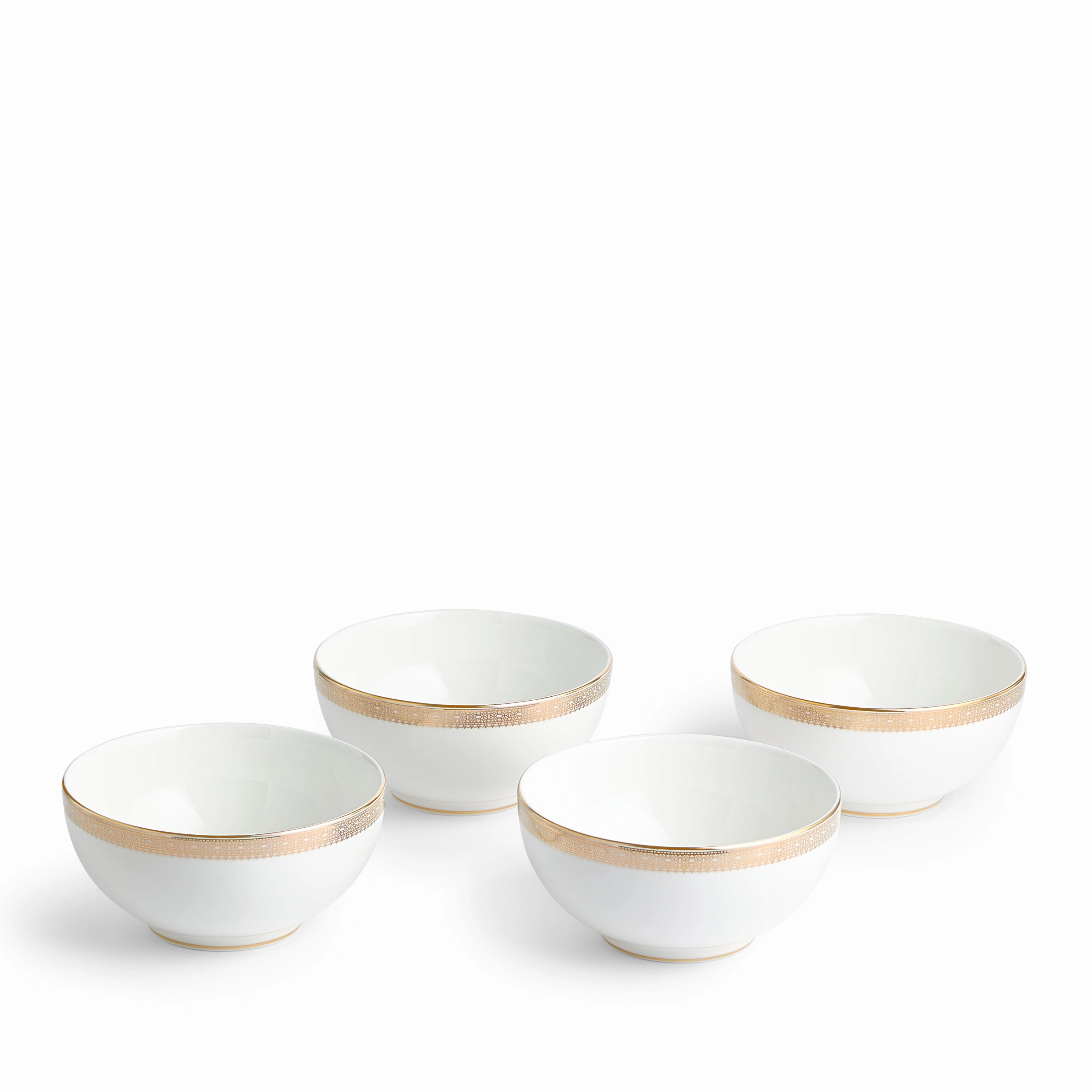 Vera Wang Lace Gold Dinnerware Set, 12 Piece Set