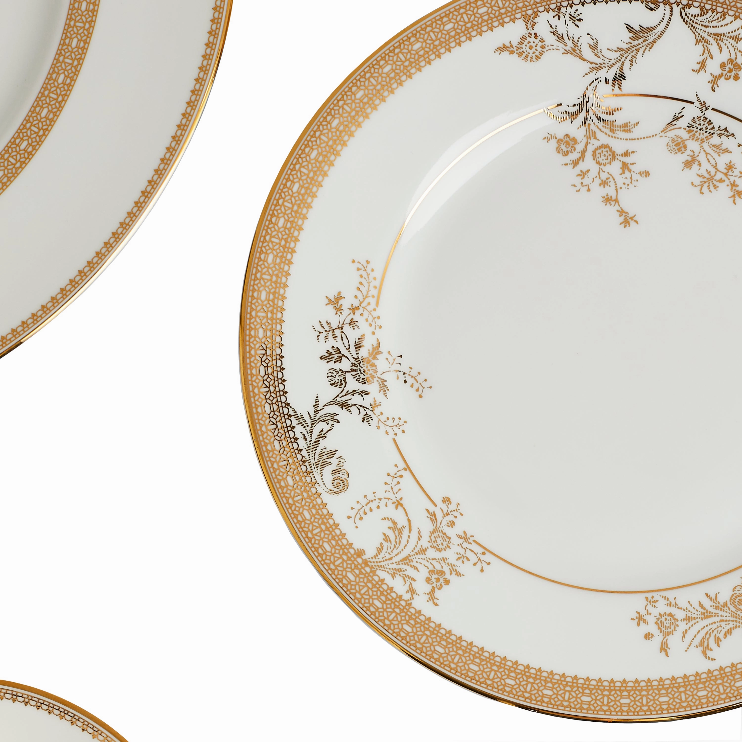 Vera Wang Lace Gold Dinnerware Set, 5 Pieces