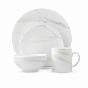 Vera Wang Venato Imperial Dinnerware Set, 4 Pieces Serveware discount kitchenware