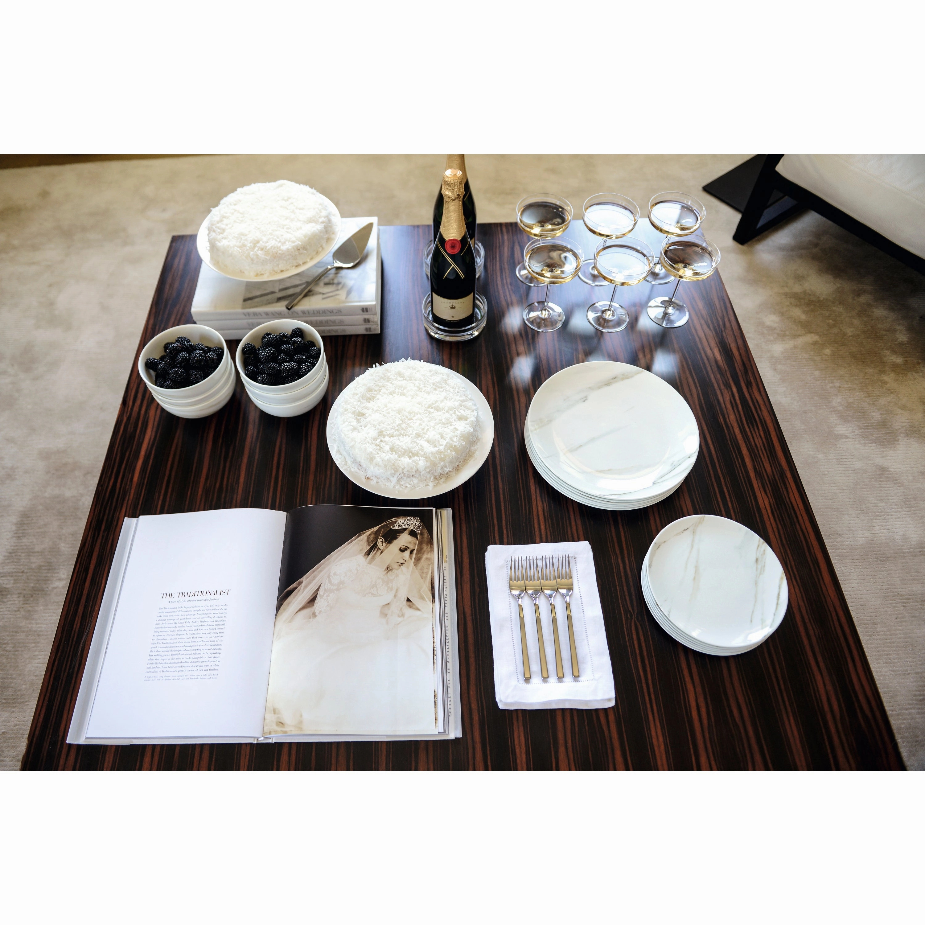 Vera Wang Venato Imperial Dinnerware Set, 4 Pieces
