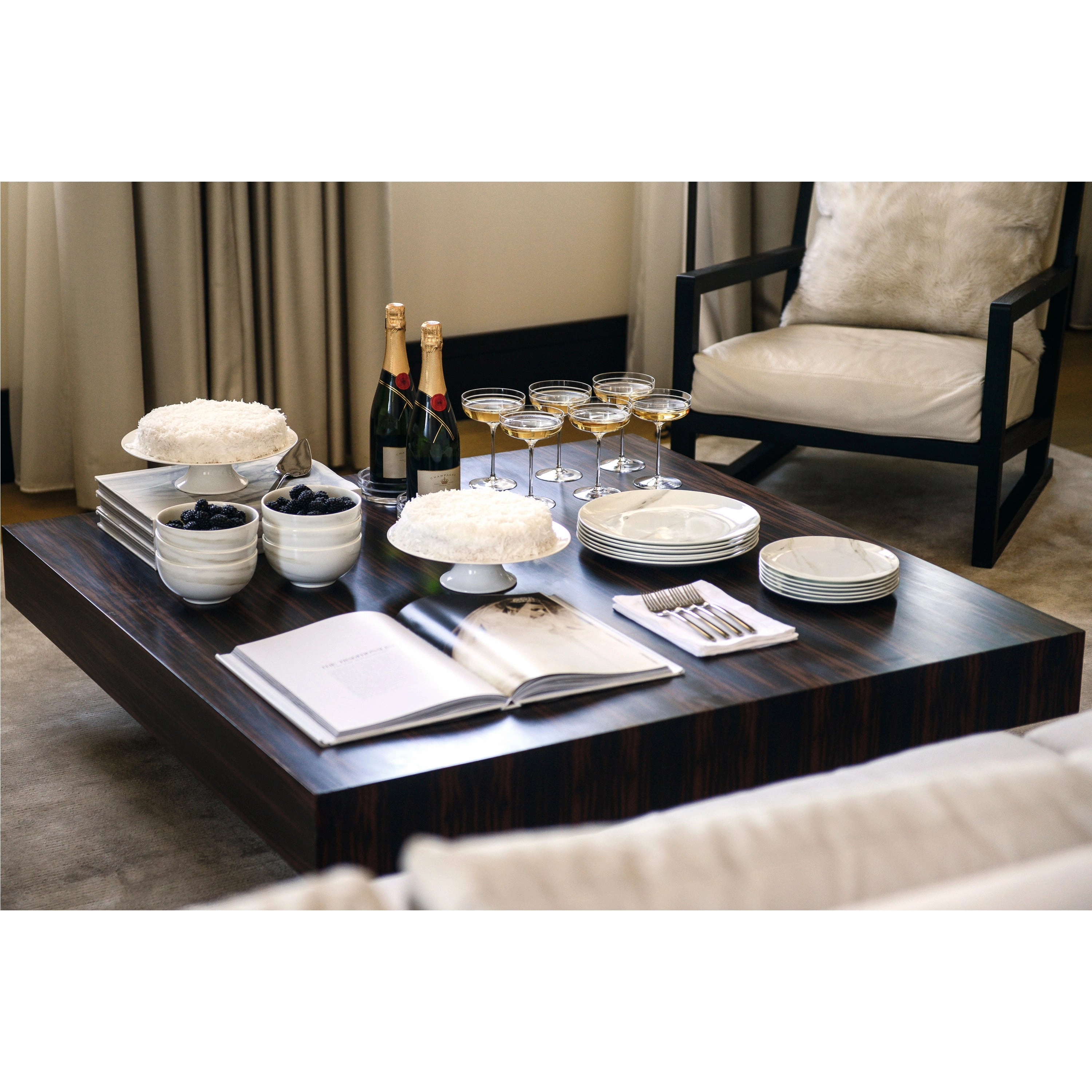 Vera Wang Venato Imperial Dinnerware Set, 4 Pieces
