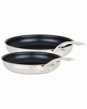 Viking 3-Ply Stainless Steel Nonstick 2pc Stainless Steel Fry Pan Set Cookware holiday sale