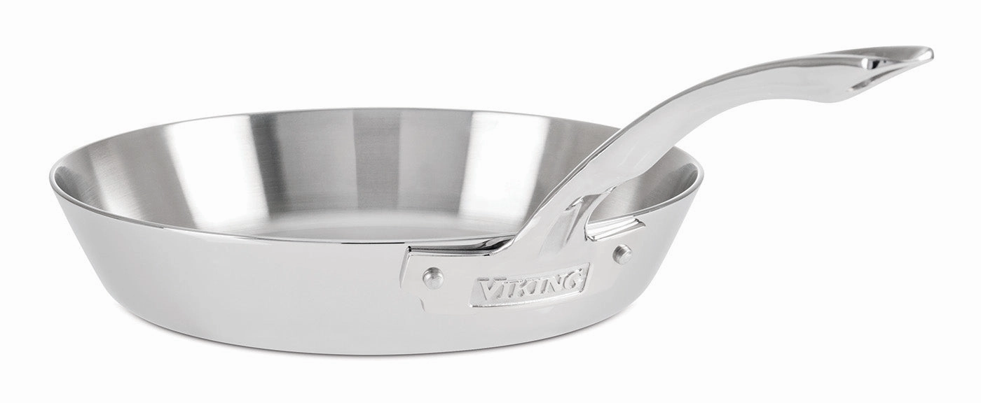 Viking Contemporary 3-Ply Stainless Steel 10-Inch Fry Pan Cookware online kitchen sale