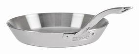 Viking Contemporary 3-Ply Stainless Steel 12-Inch Fry Pan Cookware online kitchen sale