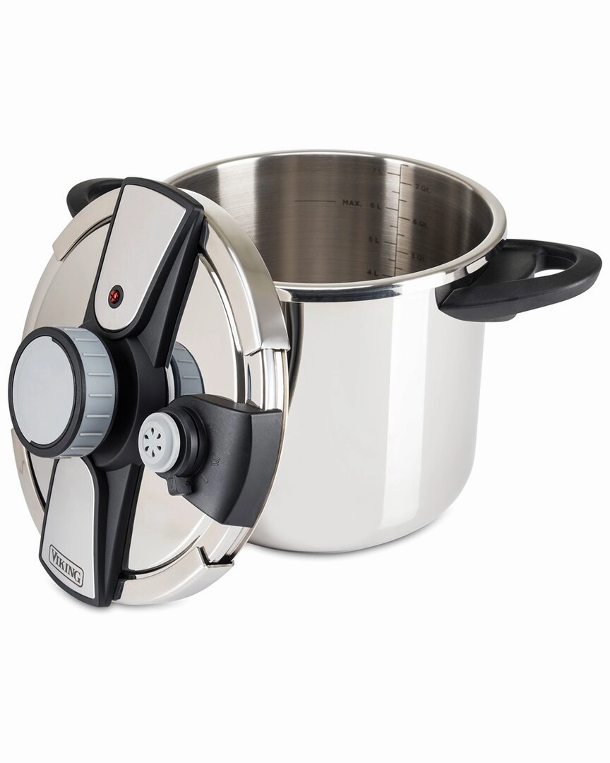 Viking Easy Lock Clamp 8qt Pressure Cooker With Steamer