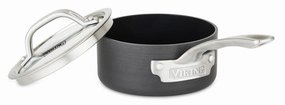 Viking Hard Anodized Nonstick 1 Qt. Saucepan with Lid, Black Cookware online kitchen sale