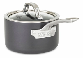 Viking Hard Anodized Nonstick 2 Quart Saucepan with Lid, Black Cookware online kitchen sale