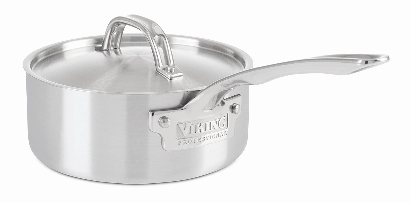 Viking Professional 5-Ply Stainless Steel 2.0 Qt Sauce Pan Cookware online kitchen sale