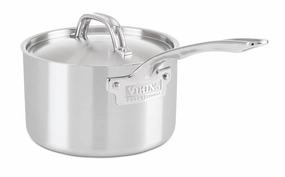 Viking Professional 5-Ply Stainless Steel 3.0 Qt Sauce Pan Cookware online kitchen sale