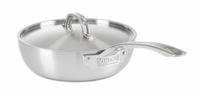 Viking Professional 5-Ply Stainless Steel 3.0 Qt Saucier Cookware online kitchen sale
