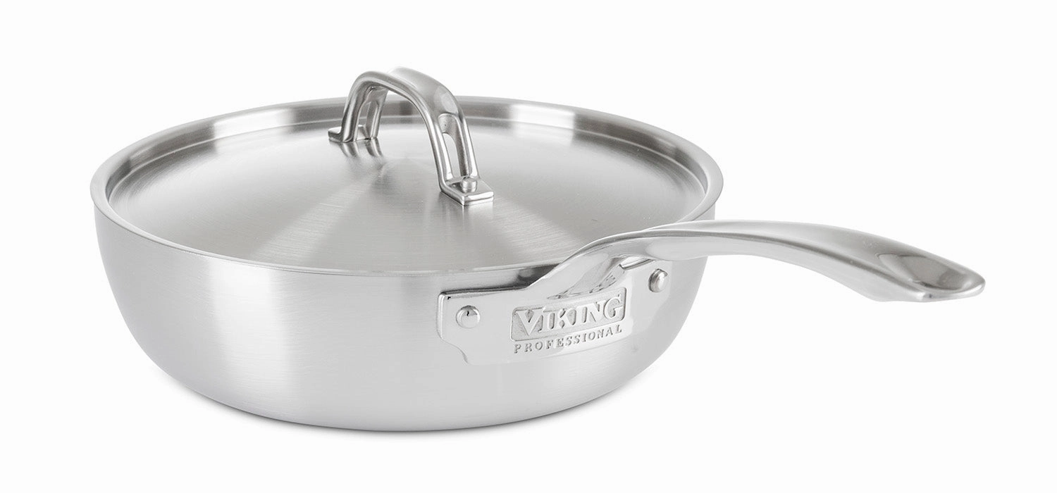 Viking Professional 5-Ply Stainless Steel 3.0 Qt Saucier Cookware online kitchen sale