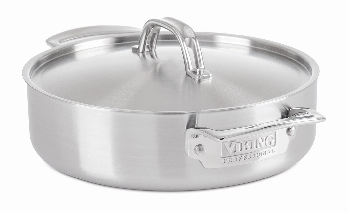 Viking Professional 5-Ply Stainless Steel 3.4 Qt Casserole Pan Cookware online kitchen sale