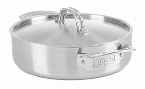 Viking Professional 5-Ply Stainless Steel 3.4 Qt Casserole Pan Cookware online kitchen sale