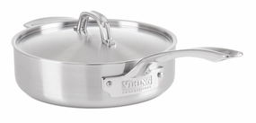 Viking Professional 5-Ply Stainless Steel 3.4 Qt Saute Pan Cookware online kitchen sale