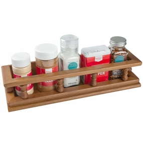 Wall Mounted 14.00 " Wood Spice Rack Cooking Tools & Accessories outlet tools