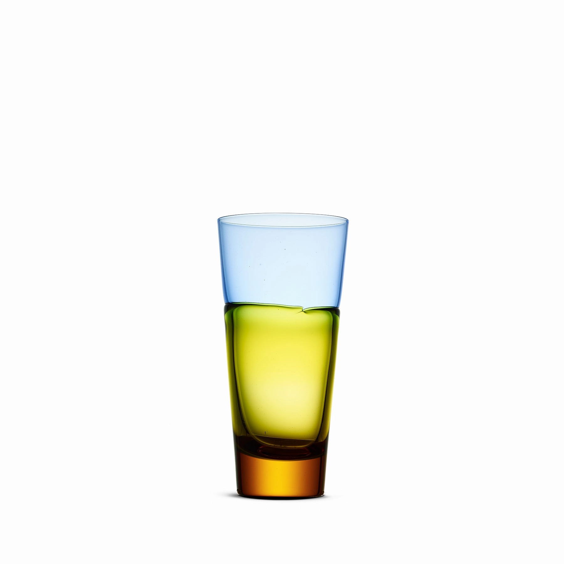 Water Glass in Blue/Yellow Pantry & Bar essentials discount