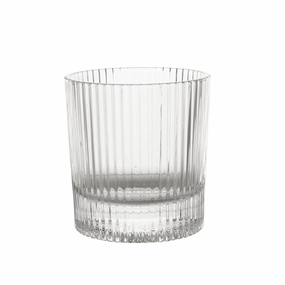 Whisky Glass Henry Ribbed Clear Barware sale online