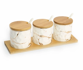 White Porcelain Relish Dish with Gold Design -11.25"L x 3.75"W x 3.75"H Serveware deals online