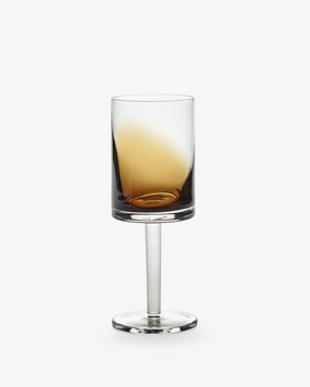White wine glass amber Zuma Glassware Tableware hot sale