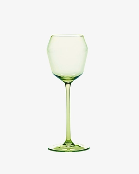White wine glass green Billie Glassware Tableware hot sale