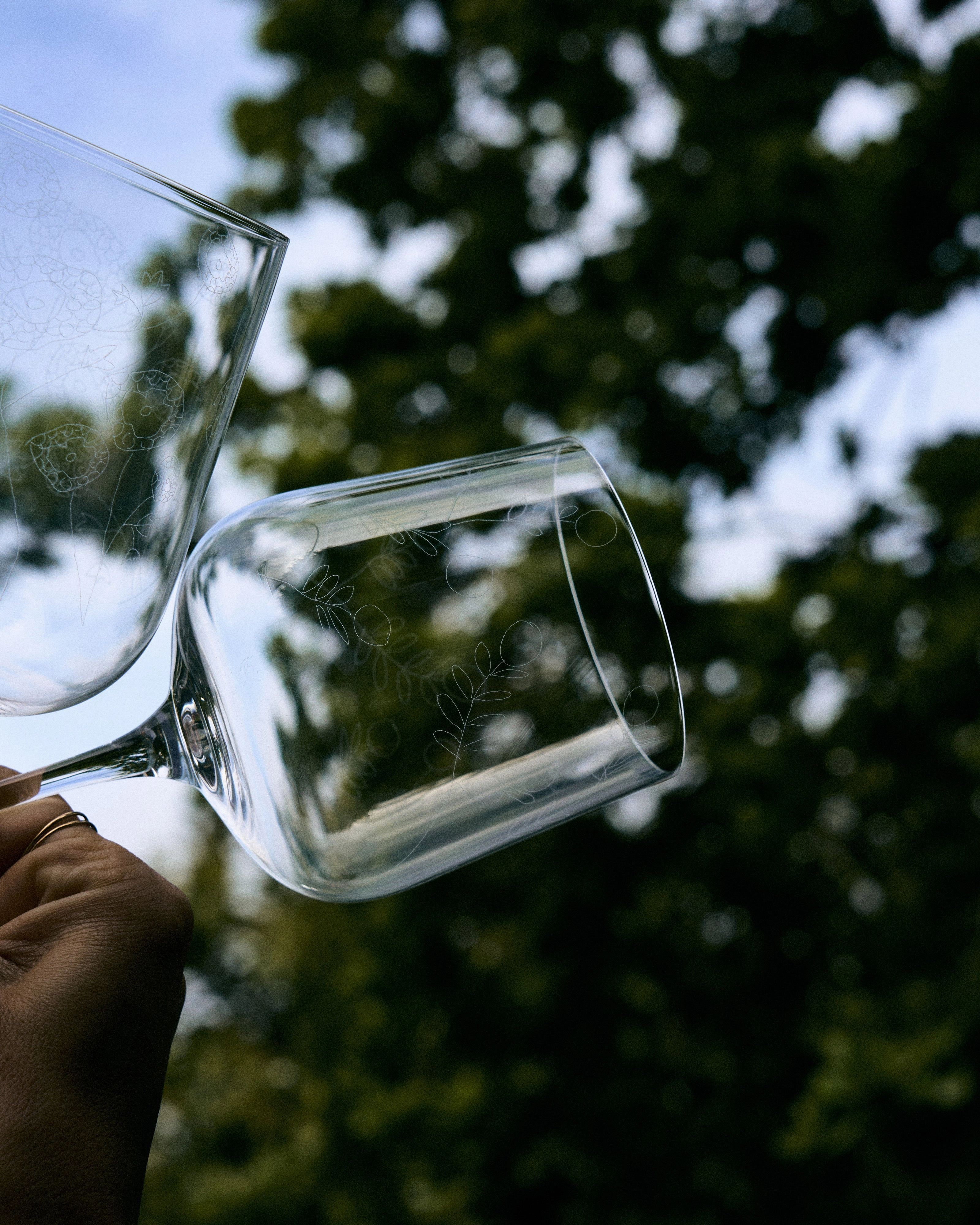 WHITE WINE GLASS MIRTILLO TEA MF Glassware Tableware discount