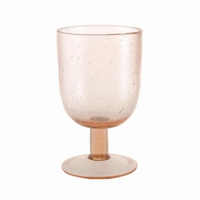 Wine Glass Bubble Rose Pink Drinkware Bar Essentials
