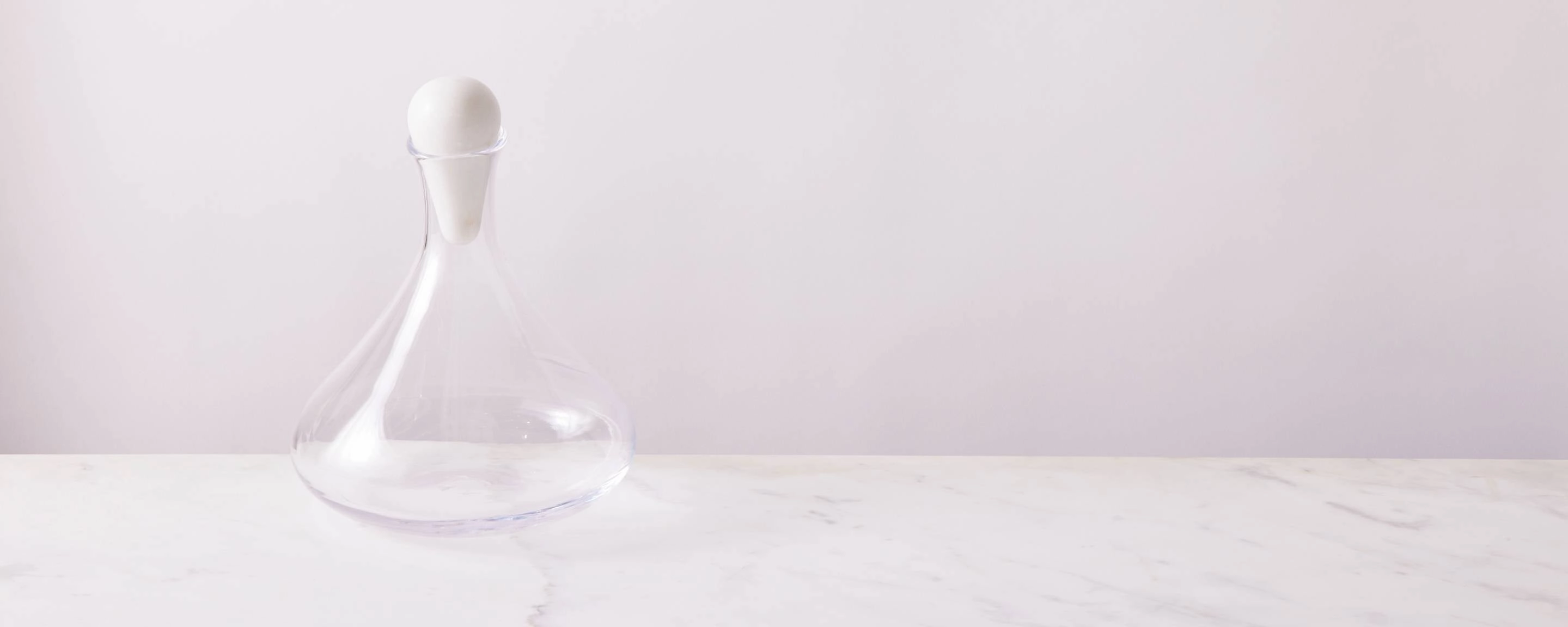 wintner decanter with marble stopper Entertaining Servingware discount