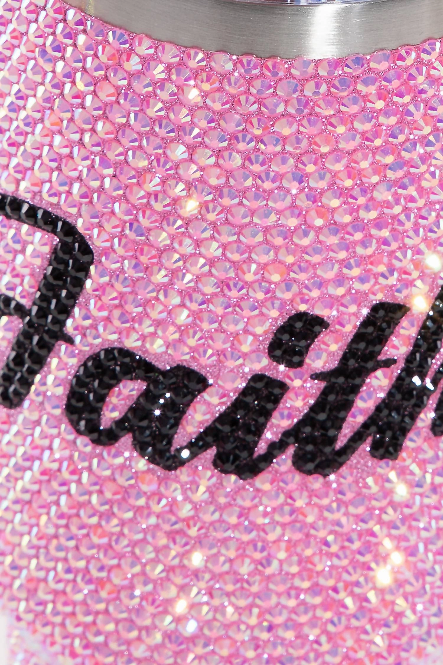 Women's Faith Rhinestone Tumbler In Pink