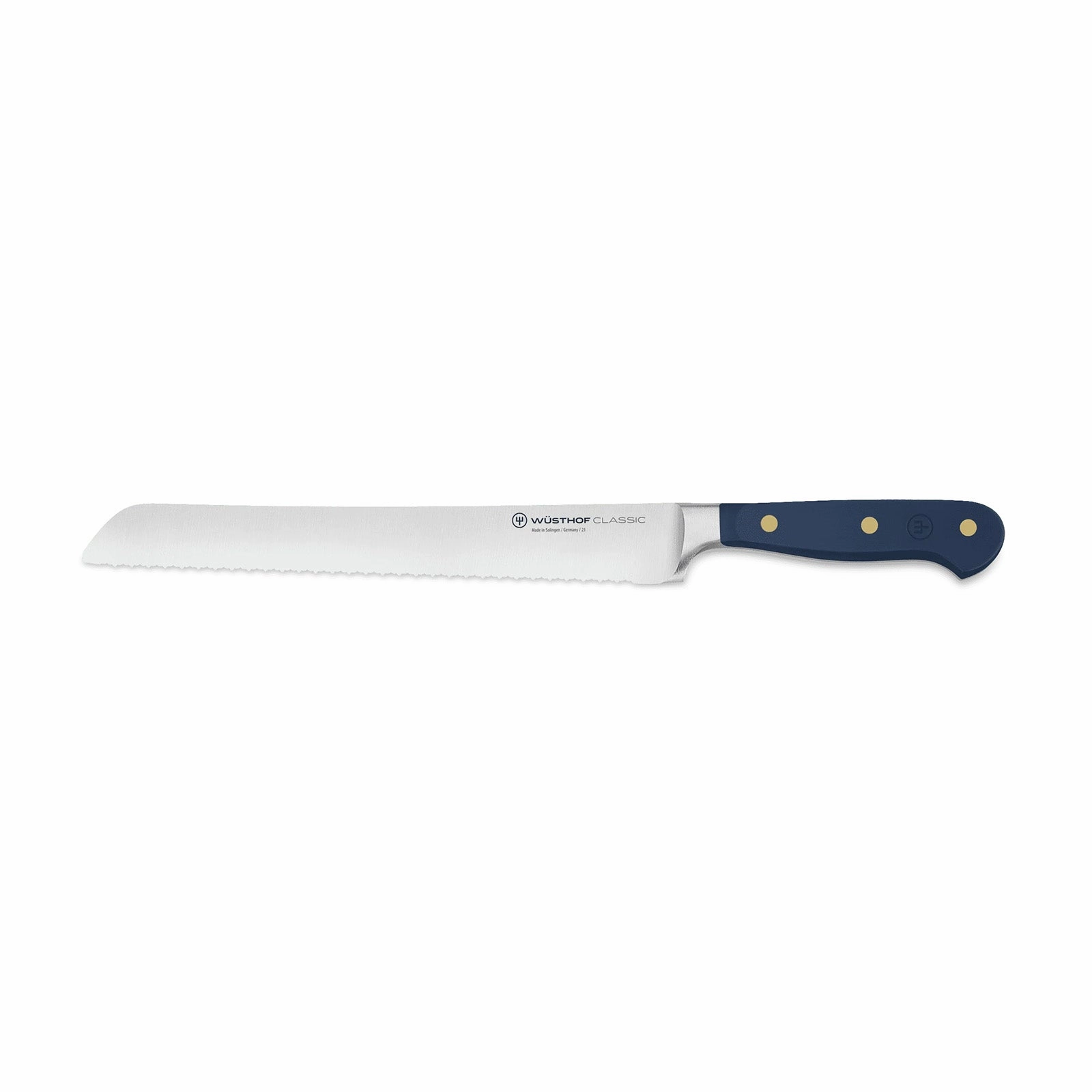 Wusthof Classic 9-Inch Double Serrated Bread Knife, Wild Blueberry Cutlery outlet discounts