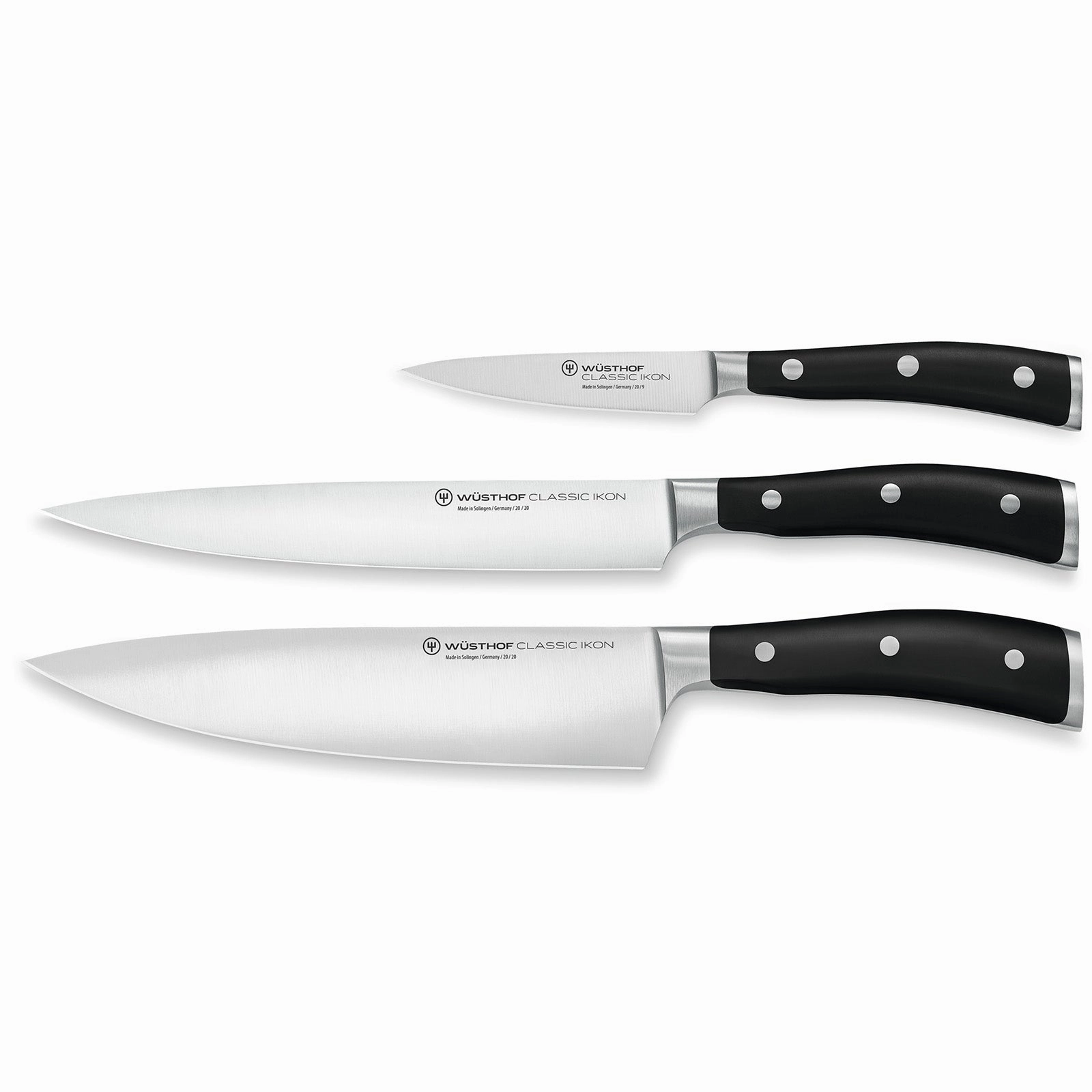Wusthof Classic Ikon 3 Piece Starter Set Cutlery knife sets deals