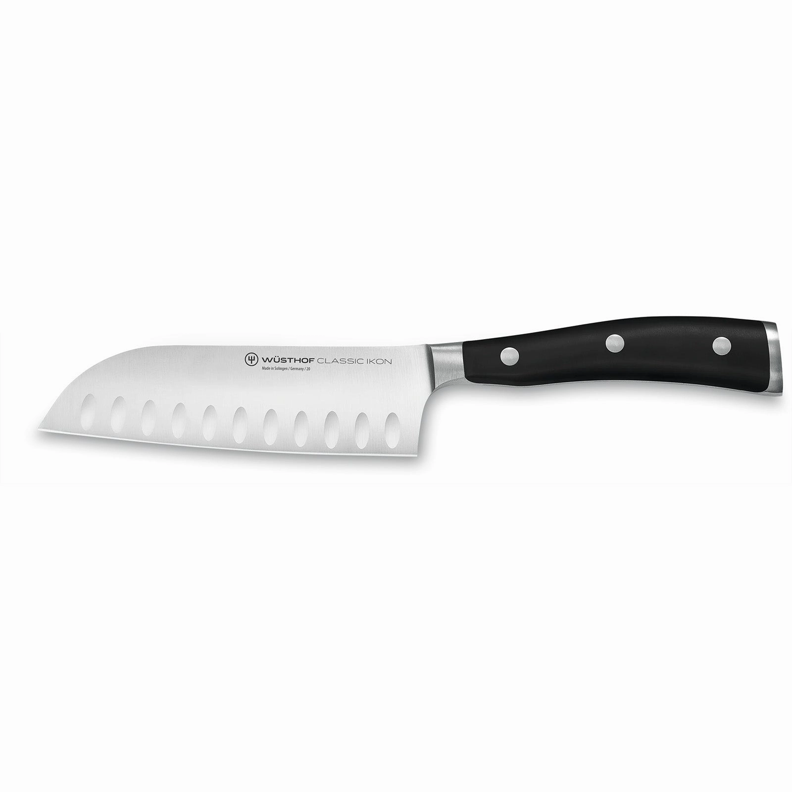 Wusthof Classic Ikon 5 Inch Santoku Knife with Hollow Edge Cutlery outlet discounts