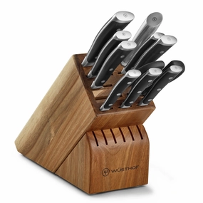 Wusthof Classic Ikon Classic Ikon 11 Piece  Block Set, Acacia Cutlery knife sets deals