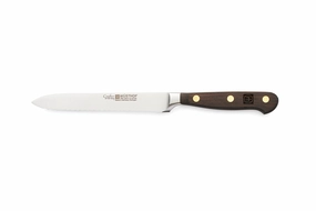 Wusthof Crafter 5-Inch Serrated Utility Knife Cutlery outlet discounts