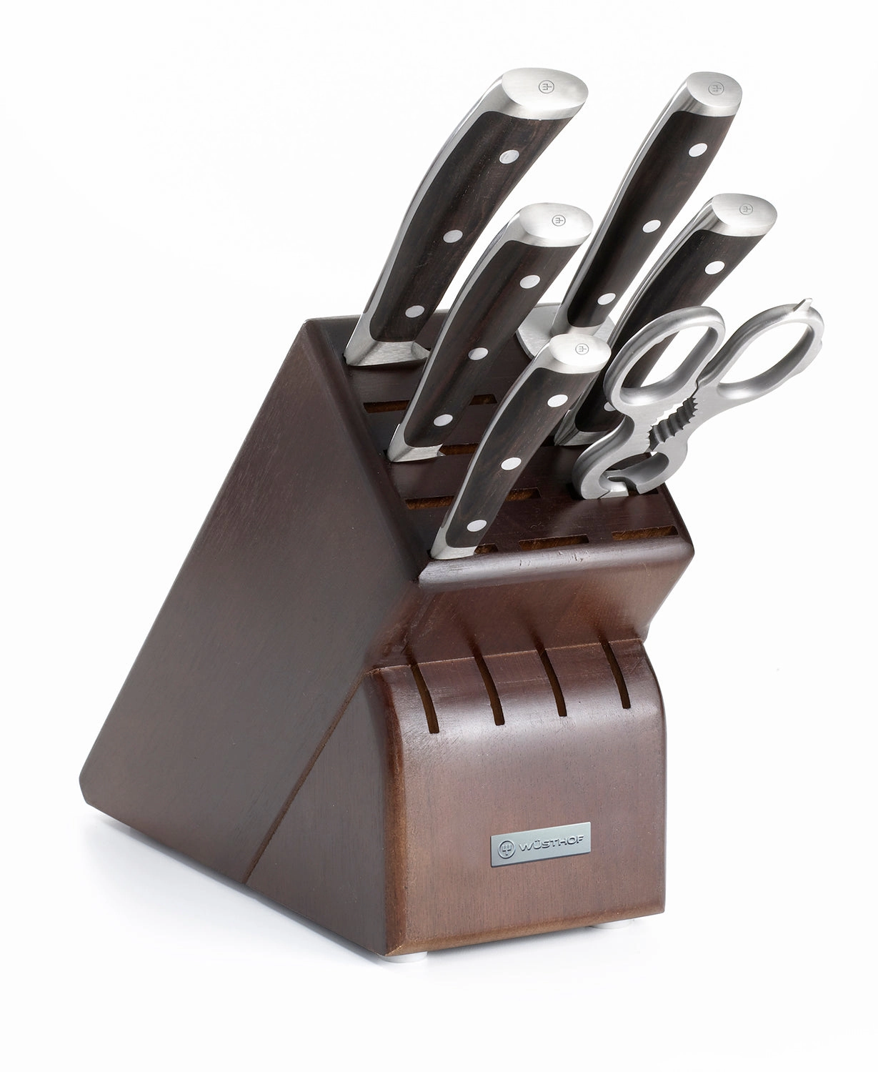 Wusthof Ikon Blackwood Seven Piece Knife Block Set Cutlery knife sets deals