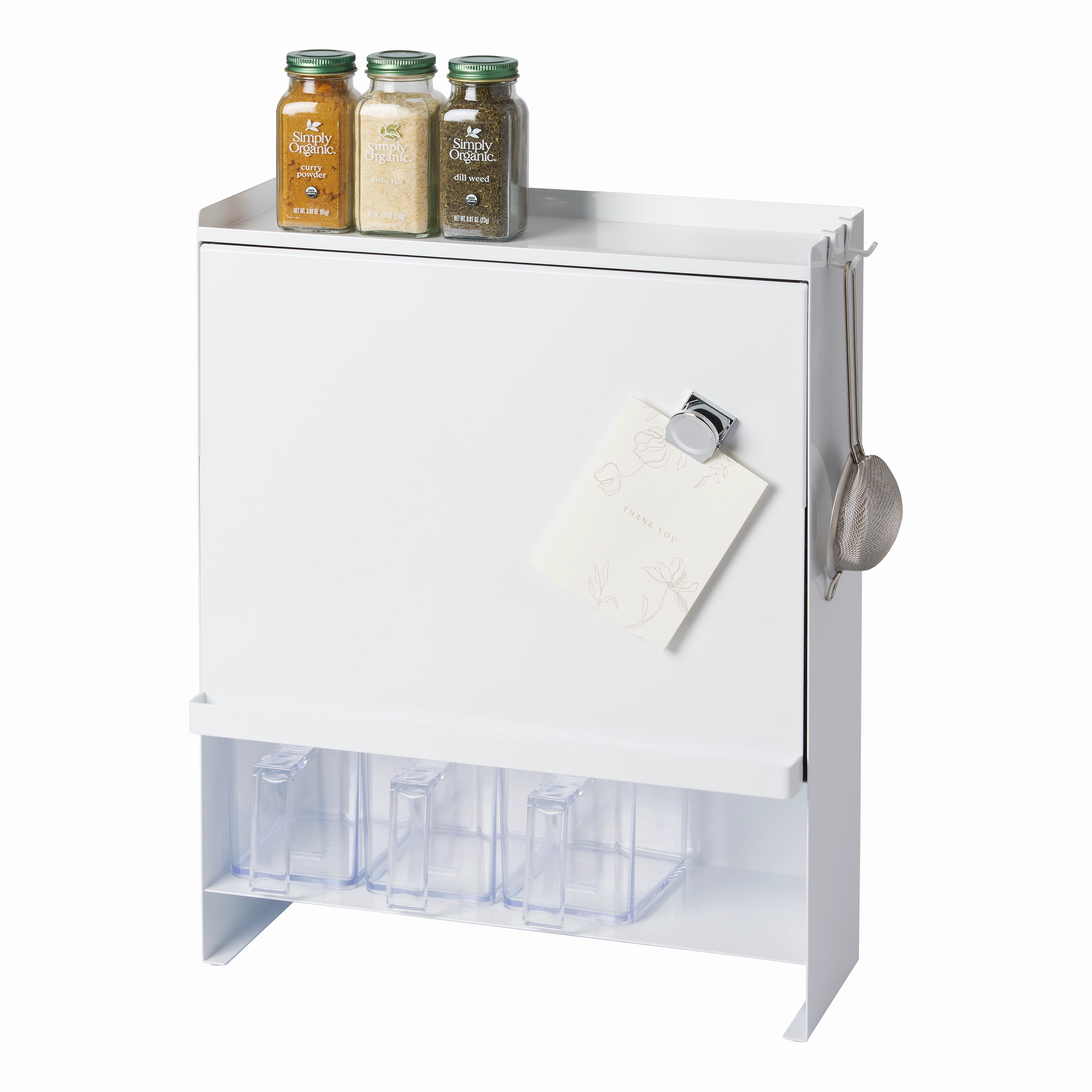 Yamazaki Home Concealable Spice Rack, Steel, No Assembly Cooking Tools & Accessories buy more save more